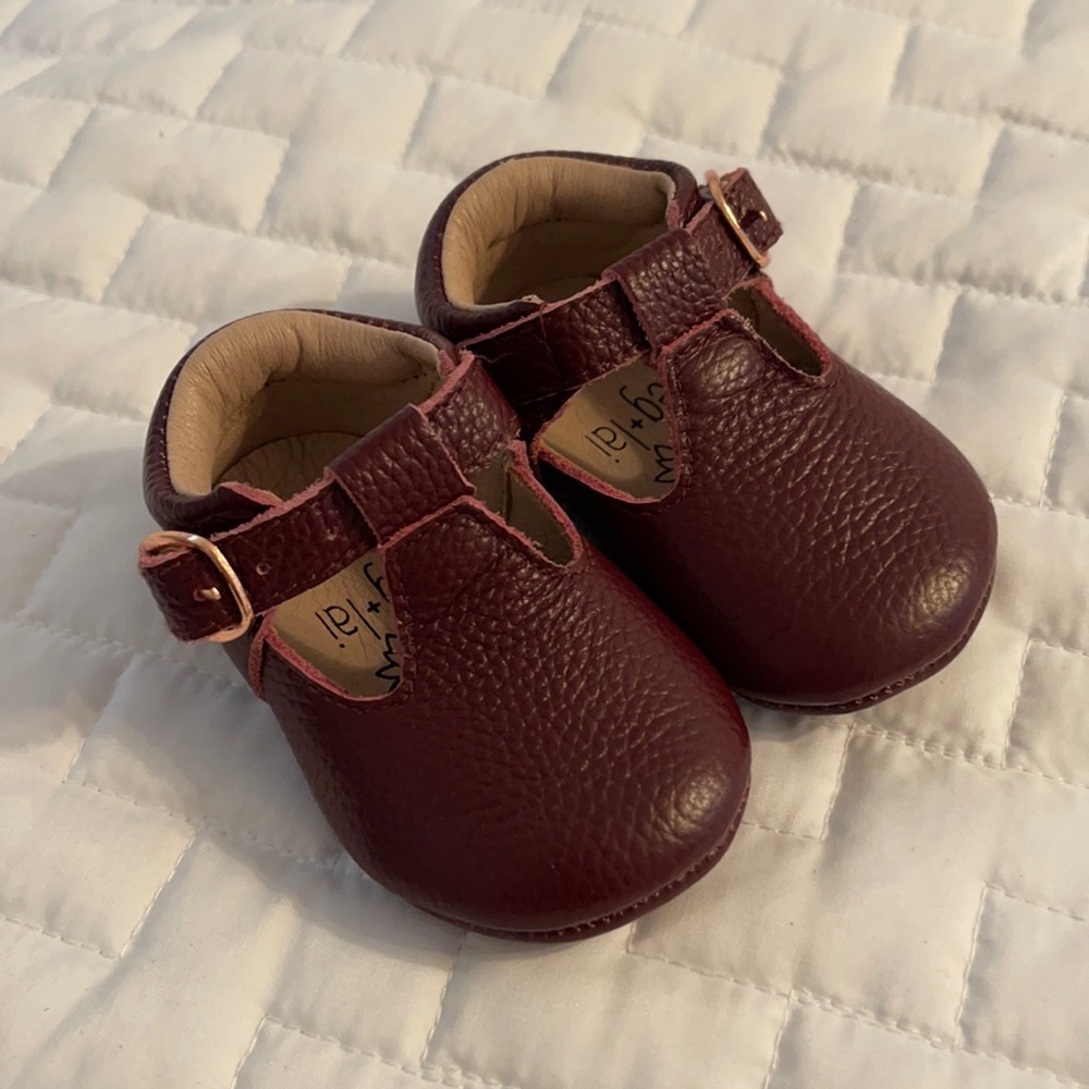 Teg+lai shoes.  Size 2. Brown. Worn once.
